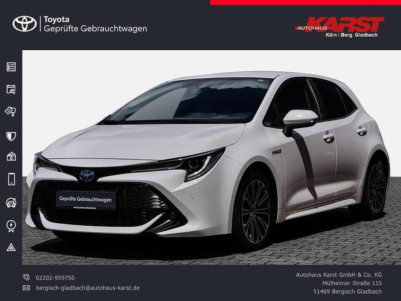 Schneeweiß Gebraucht 2020 Toyota Corolla Limousine | 20.745 € (Fairer Preis) - Bild 1/4
