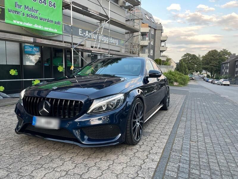 Blau Gebraucht 2015 Mercedes C450 AMG AMG Limousine | 26.900 € (Fairer Preis) - Bild 1/4