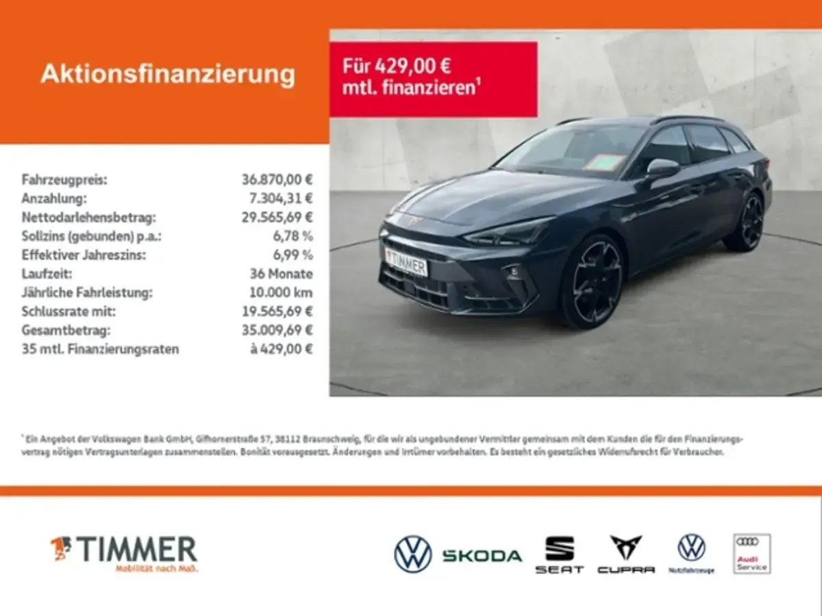 Gebraucht Cupra Leon VZ2 272 PS (200 kW) 2025 Silber Limousine