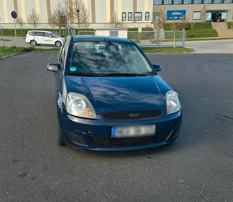 Gebraucht Ford Fiesta Style 60 PS (44 kW) 2008 Blau Kleinwagen