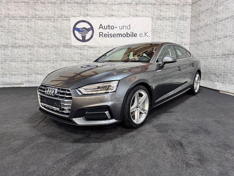 Grau Gebraucht 2019 Audi A5 Sportback S-Line Limousine | 24.500 € (Guter Preis) - Bild 1/4