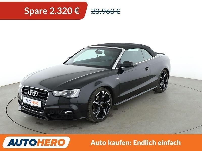 Schwarz Gebraucht 2016 Audi A5 Cabriolet S-Line Cabrio | 18.640 € (Fairer Preis) - Bild 1/3