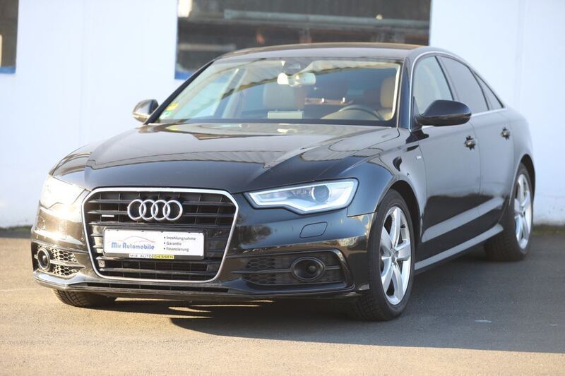 Schwarz Gebraucht 2014 Audi A6 S-Line Limousine | 16.480 € (Fairer Preis) - Bild 1/4
