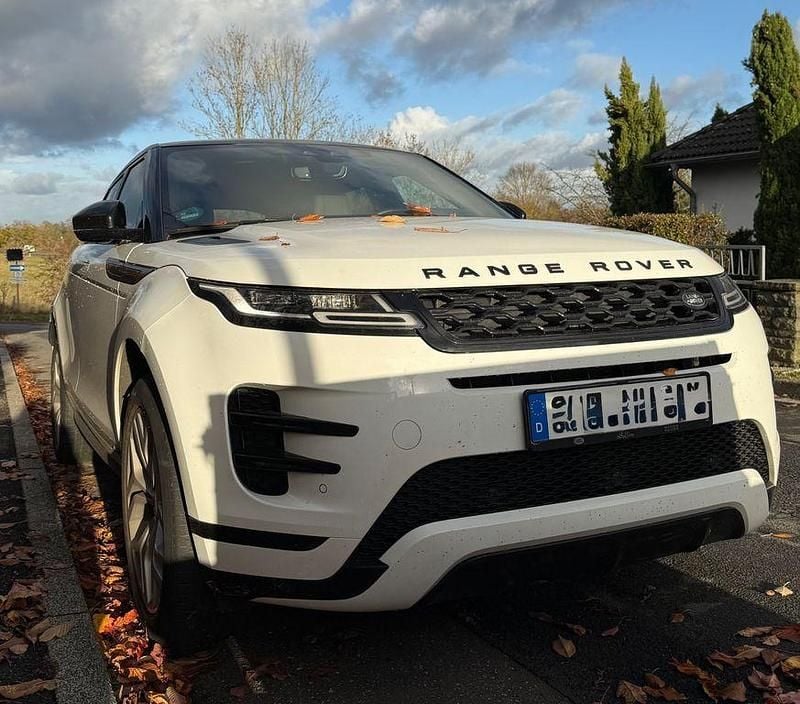 Weiß Gebraucht 2021 Land Rover Range Rover evoque SE Dynamic SUV | 28.500 € (Superpreis) - Bild 1/4