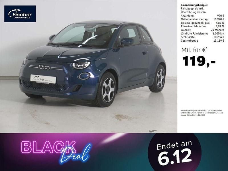 Grün Gebraucht 2023 Fiat 500e Action Limousine | 12.980 € (Superpreis) - Bild 1/4
