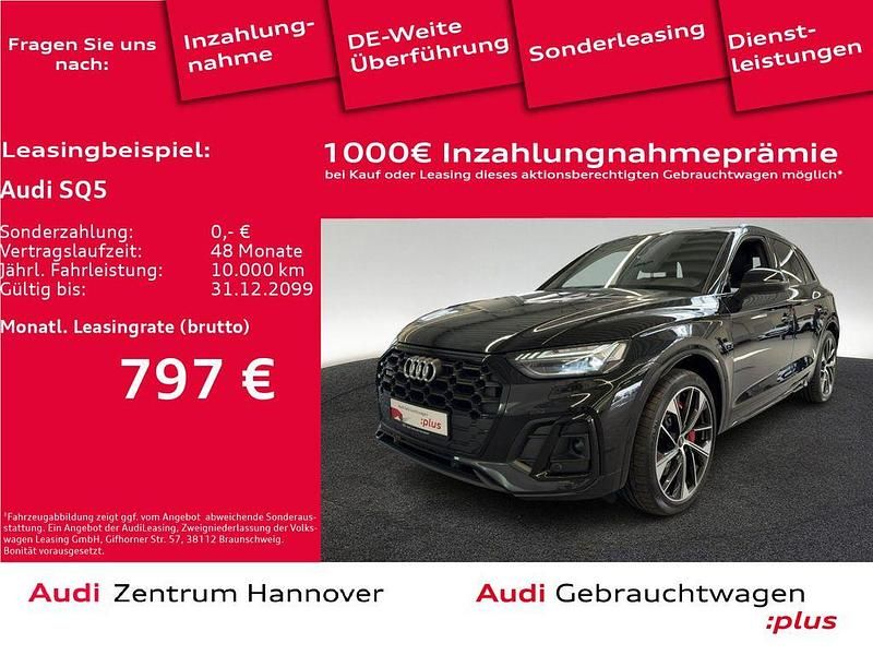 Mythosschwarz metallic Gebraucht 2023 Audi SQ5 Ambiente SUV | 57.990 € (Fairer Preis) - Bild 1/4