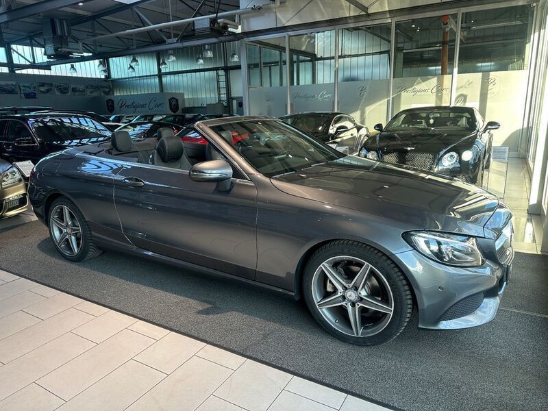 Second-hand Mercedes C220 AMG 170 CP (125 kW) 2017 Gri Cabrio