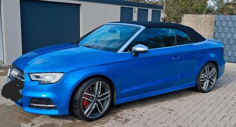 Blau Gebraucht 2018 Audi S3 Cabriolet Sport Cabrio | 28.300 € (Guter Preis) - Bild 1/4