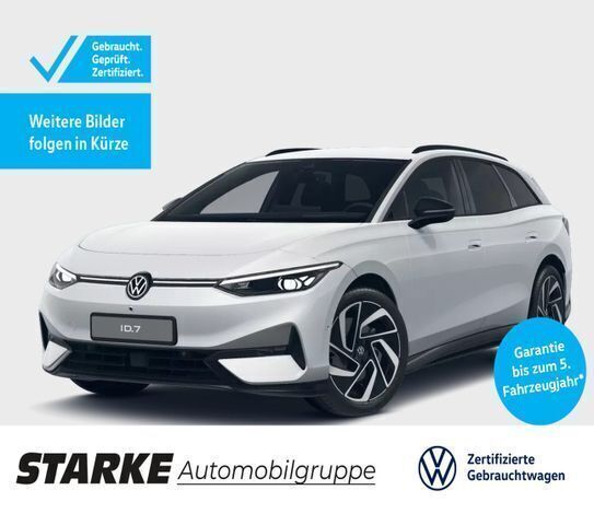 Aquamarinblau metallic Gebraucht 2024 VW ID.7 Pro Limousine | 52.350 € (Teuer) - Bild 1/3
