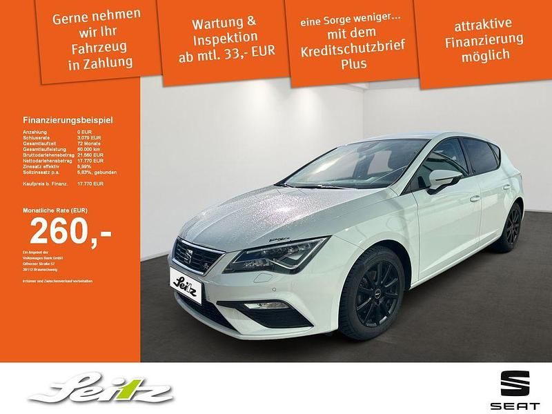Weiß Gebraucht 2019 Seat Leon FR Limousine | 17.770 € (Etwas zu teuer) - Bild 1/3