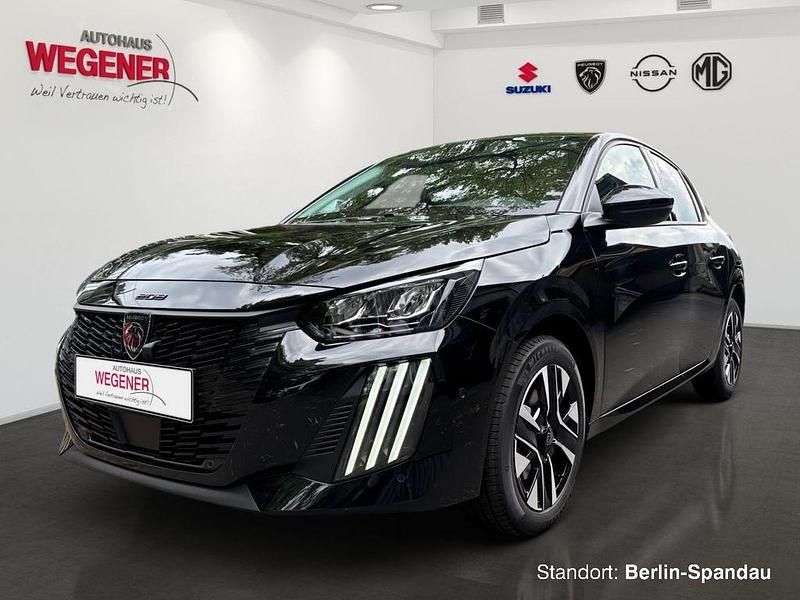 Perla nera schwarz met. Gebraucht 2025 Peugeot 208 Allure Kleinwagen | 27.690 € - Bild 1/4