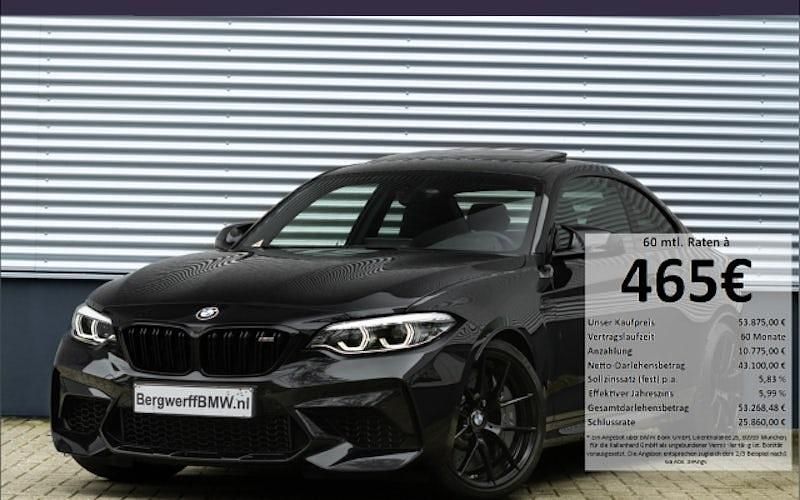 Schwarz Gebraucht 2020 BMW M2 Competition Edition Coupé | 53.875 € (Etwas zu teuer) - Bild 1/4