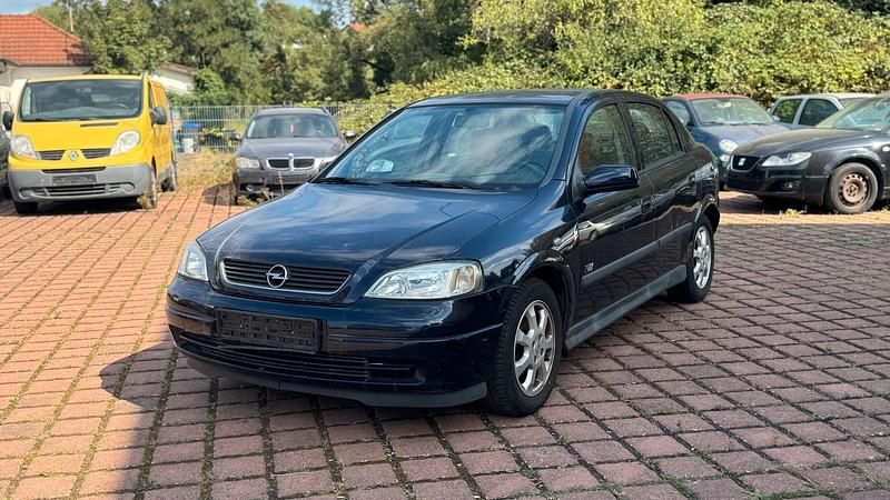 Blau Gebraucht 2003 Opel Astra Limousine | 250 € (Superpreis) - Bild 1/4