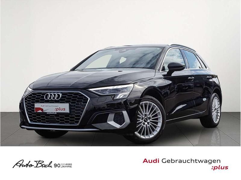 Brillantschwarz Gebraucht 2023 Audi A3 Advanced Plus Limousine | 22.470 € (Guter Preis) - Bild 1/4