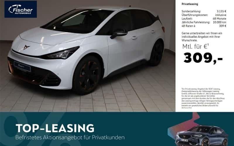 Glacial white metallic Neu 2025 Cupra Born Kleinwagen | 39.280 € (Fairer Preis) - Bild 1/4