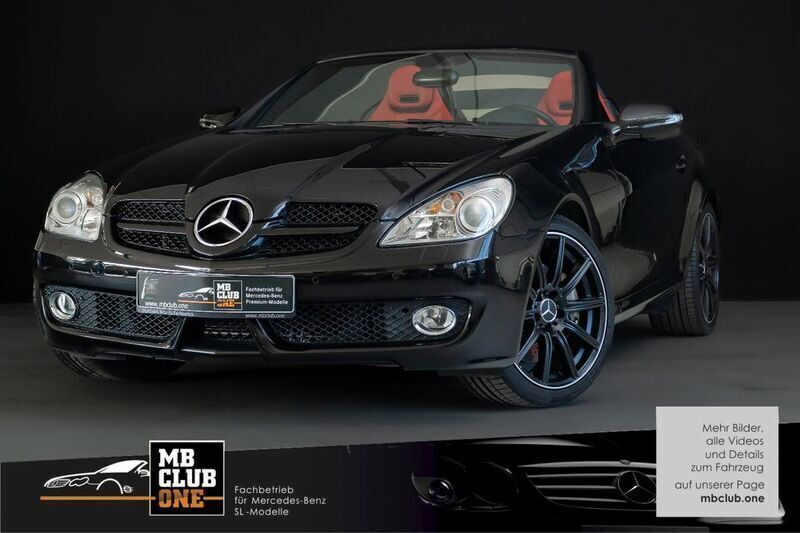 Schwarz Gebraucht 2009 Mercedes SLK350 Cabrio | 28.990 € - Bild 1/4