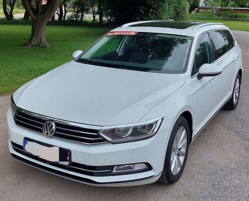 Weiß Gebraucht 2017 VW Passat Highline Kombi | 13.600 € (Fairer Preis) - Bild 1/4