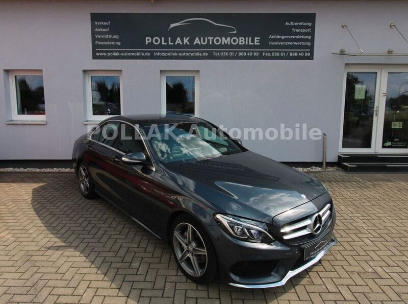 Tenoritgrau metalliclack Gebraucht 2014 Mercedes C220 AMG Limousine | 17.990 € (Fairer Preis) - Bild 1/4