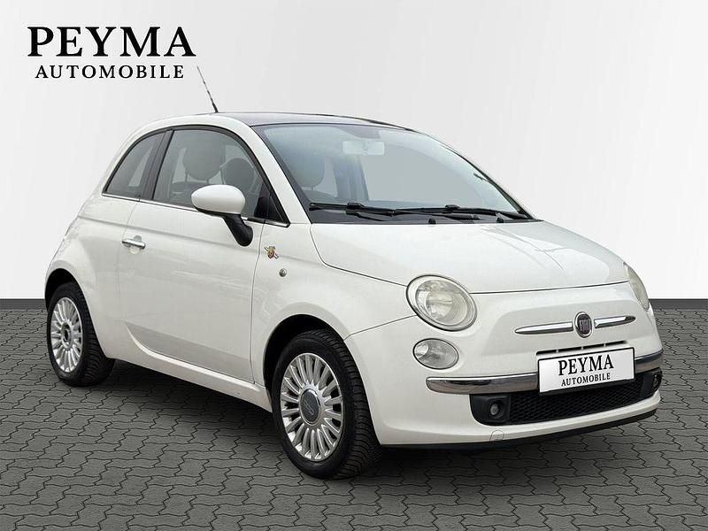 Gebraucht Fiat 500 Lounge 69 PS (50 kW) 2008 Weiß Kleinwagen