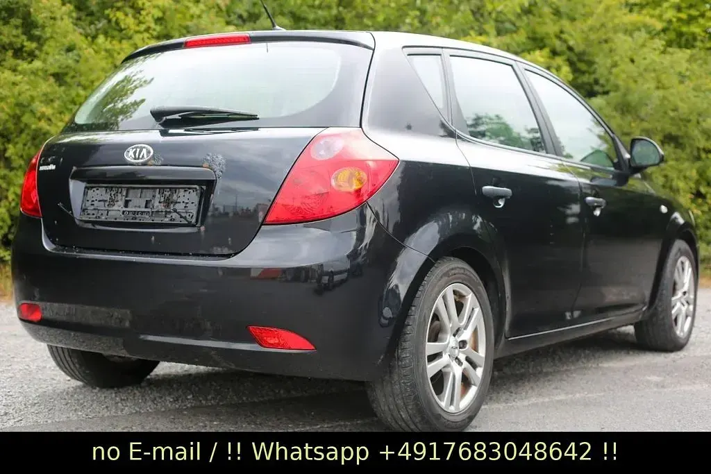 Gebraucht Kia Ceed 109 PS (80 kW) 2008 Schwarz Kleinwagen