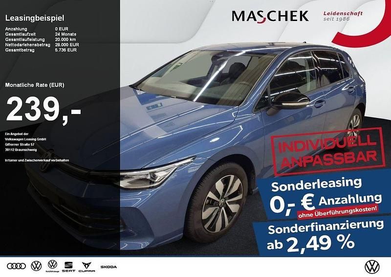 Gebraucht VW Golf VIII Goal 150 PS (110 kW) 2025 Anemonenblau metallic Limousine