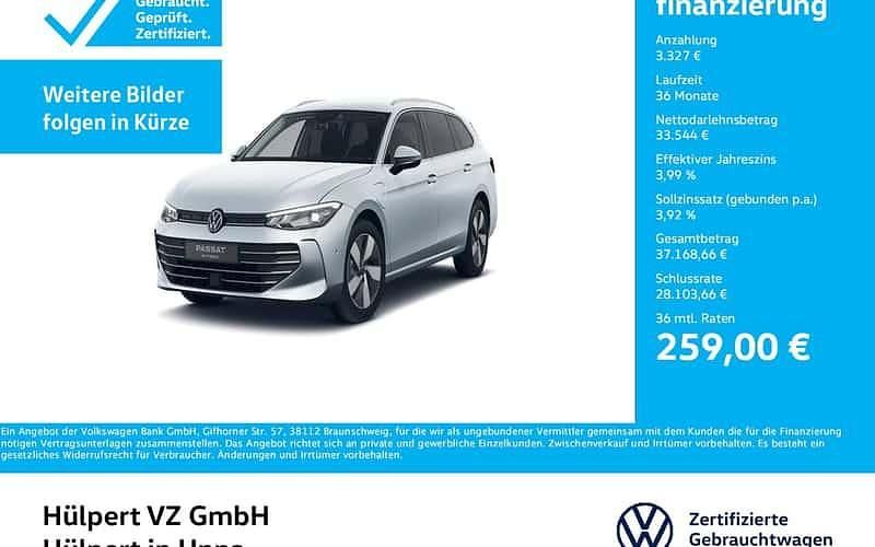 Silber Gebraucht 2025 VW Passat Business Kombi | 36.871 € (Superpreis) - Bild 1/4