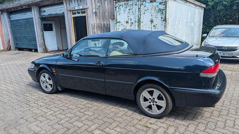 Blau Gebraucht 2000 Saab 9-3 Cabriolet Cabrio | 999 € (Superpreis) - Bild 1/4