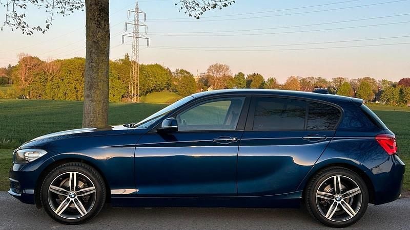 Second-hand BMW 116 116 CP (85 kW) 2018 Albastru Hatchback