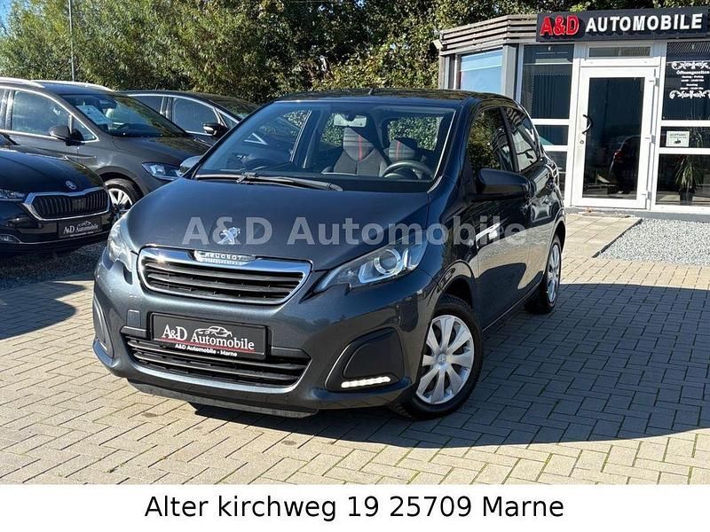 Grau Gebraucht 2015 Peugeot 108 Active Kleinwagen | 6.390 € (Fairer Preis) - Bild 1/4