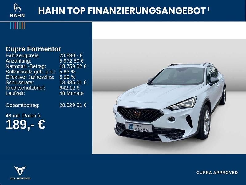 Gebraucht Cupra Formentor 150 PS (110 kW) 2023 "nevada" weiss SUV