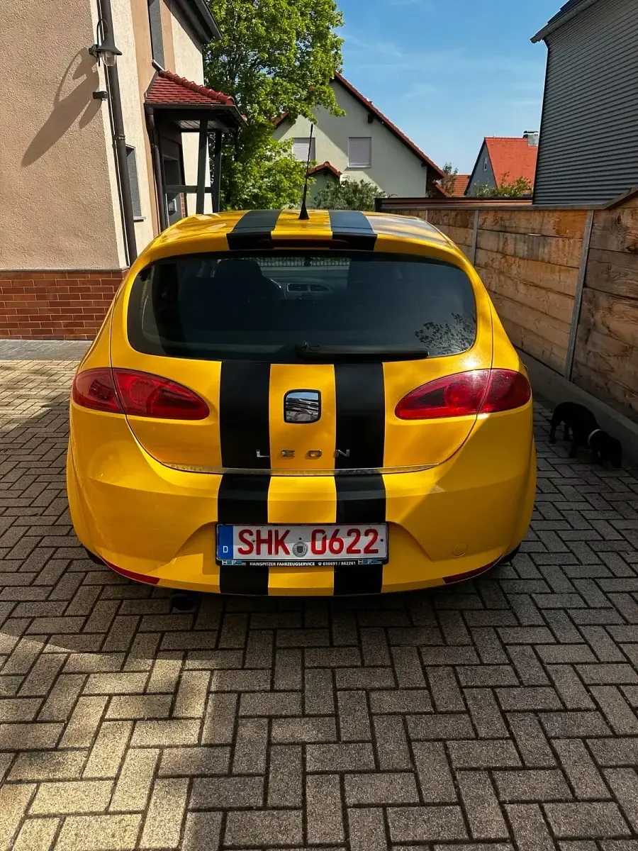 Gebraucht Seat Leon 85 PS (62 kW) 2008 Gelb Kleinwagen