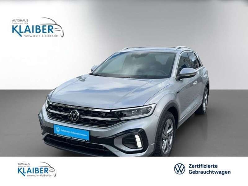 Pyrit silber (metallic) Gebraucht 2023 VW T-Roc R-line SUV | 26.490 € (Etwas zu teuer) - Bild 1/4