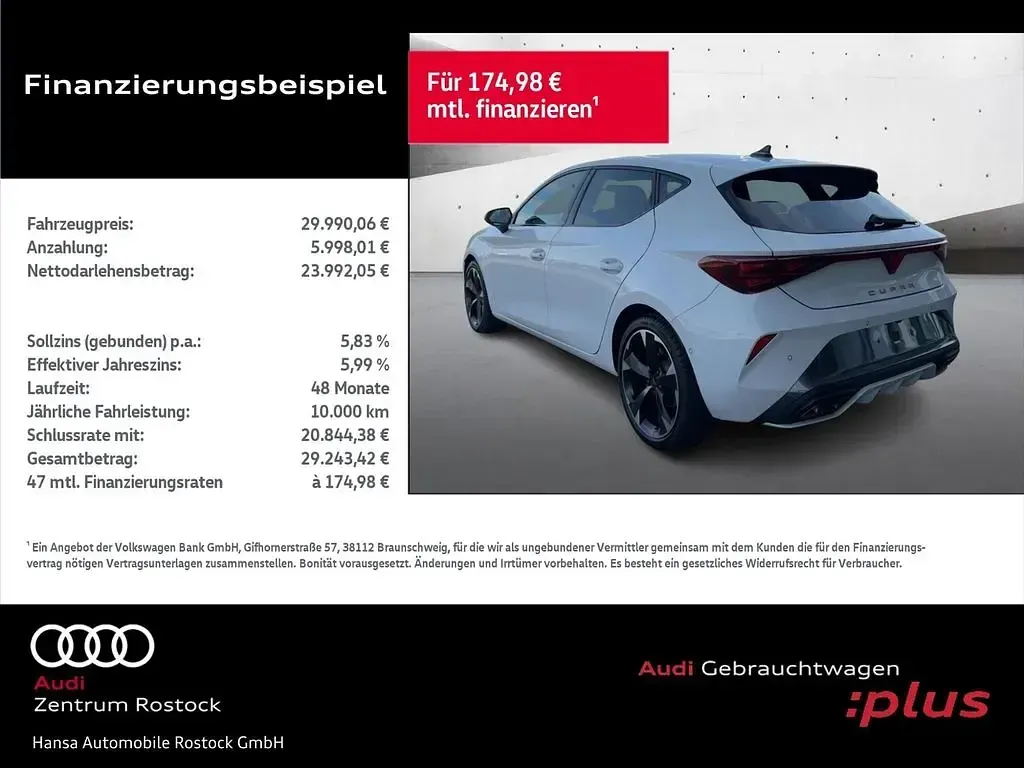 Gebraucht Cupra Leon 150 PS (110 kW) 2025 Weiß Limousine