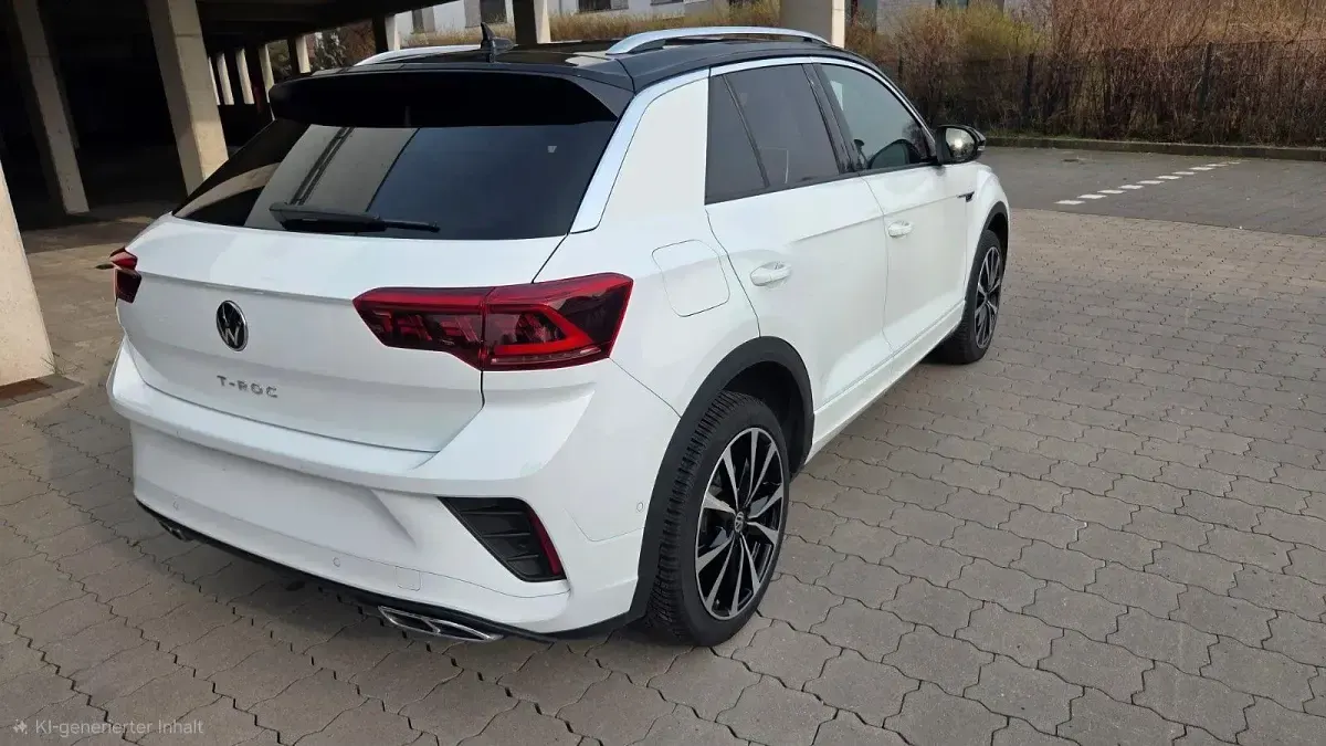 Gebraucht VW T-Roc R-line 150 PS (110 kW) 2023 Weiß SUV