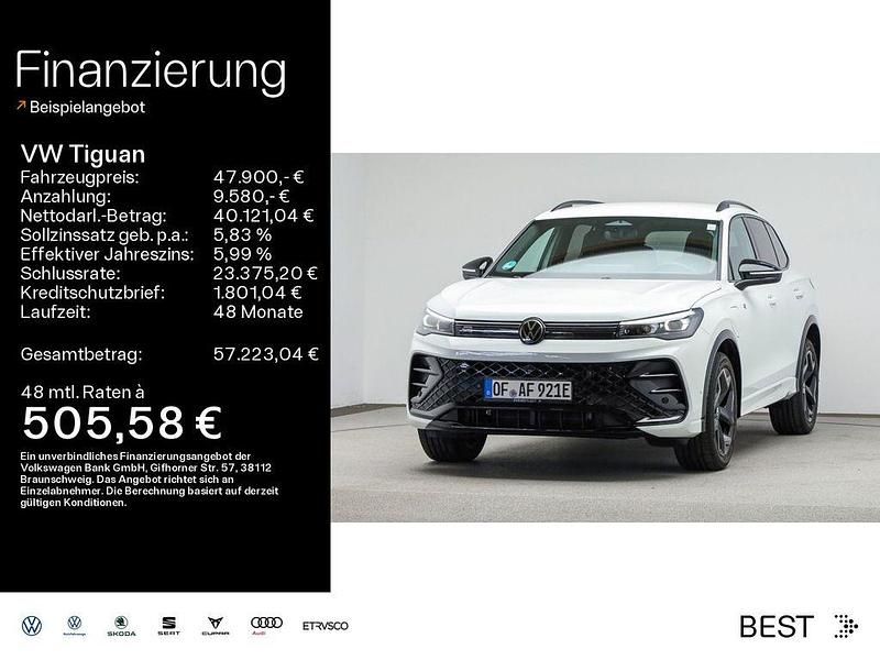Weiß Gebraucht 2024 VW Tiguan R-line SUV | 47.900 € (Fairer Preis) - Bild 1/4