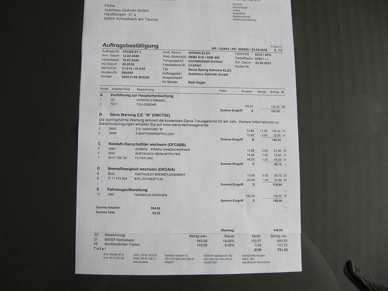 Gebraucht Dacia Spring Extreme 47 kW (65 PS) 2023 Grün Kleinwagen