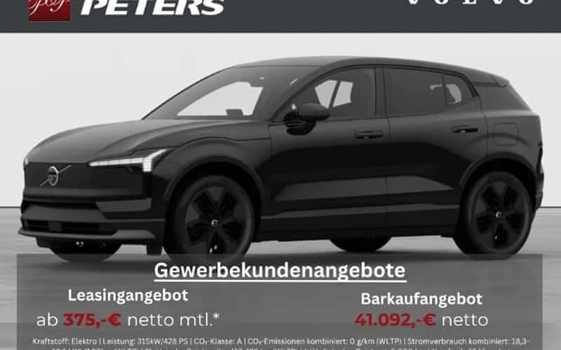 Schwarz Neu 2025 Volvo EX30 Performance SUV | 48.900 € (Etwas zu teuer) - Bild 1/4