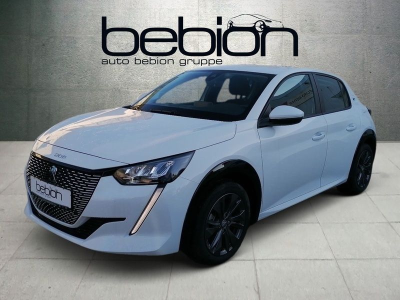Gebraucht Peugeot e-208 Active 100 kW (136 PS) 2021 Lack weiss banquise/typ aussen Kleinwagen