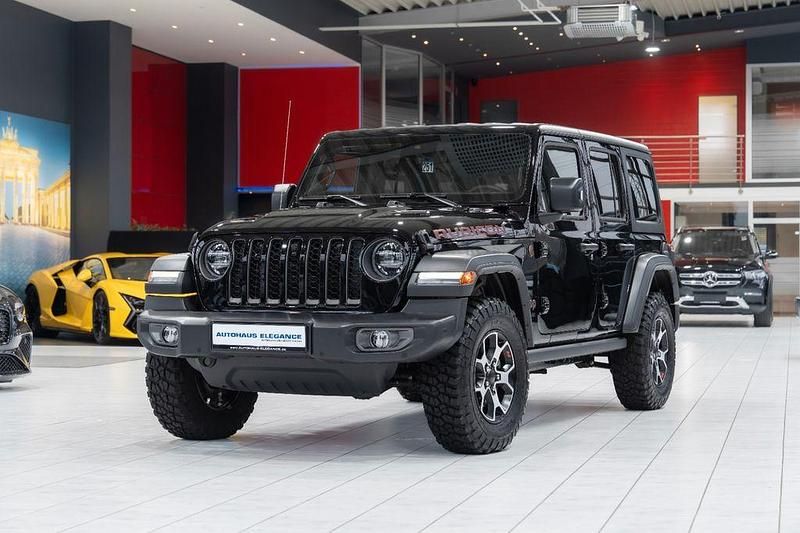 Schwarz Gebraucht 2021 Jeep Wrangler Unlimited Rubicon SUV | 51.980 € - Bild 1/4