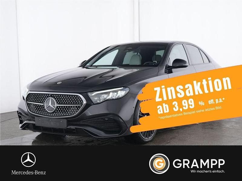 Grau Gebraucht 2024 Mercedes E220 AMG Limousine | 58.950 € (Teuer) - Bild 1/4