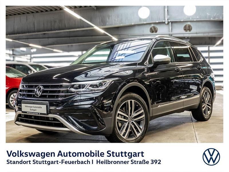 Deep black perleffekt Gebraucht 2022 VW Tiguan Allspace Elegance SUV | 36.930 € (Fairer Preis) - Bild 1/4