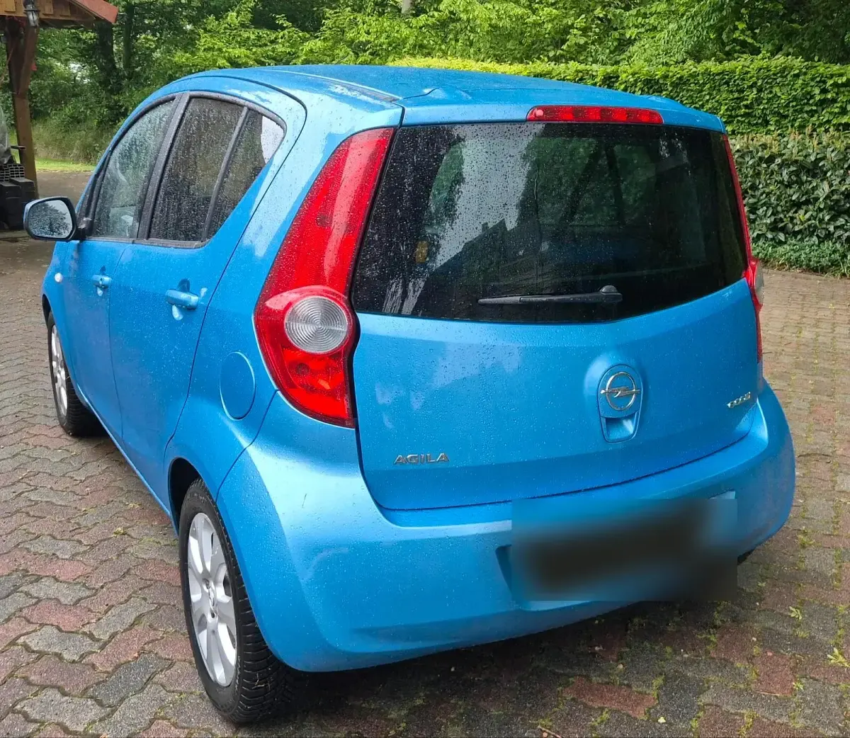 Brugt Opel Agila 65 HK (47 kW) 2009 Blå Hatchback