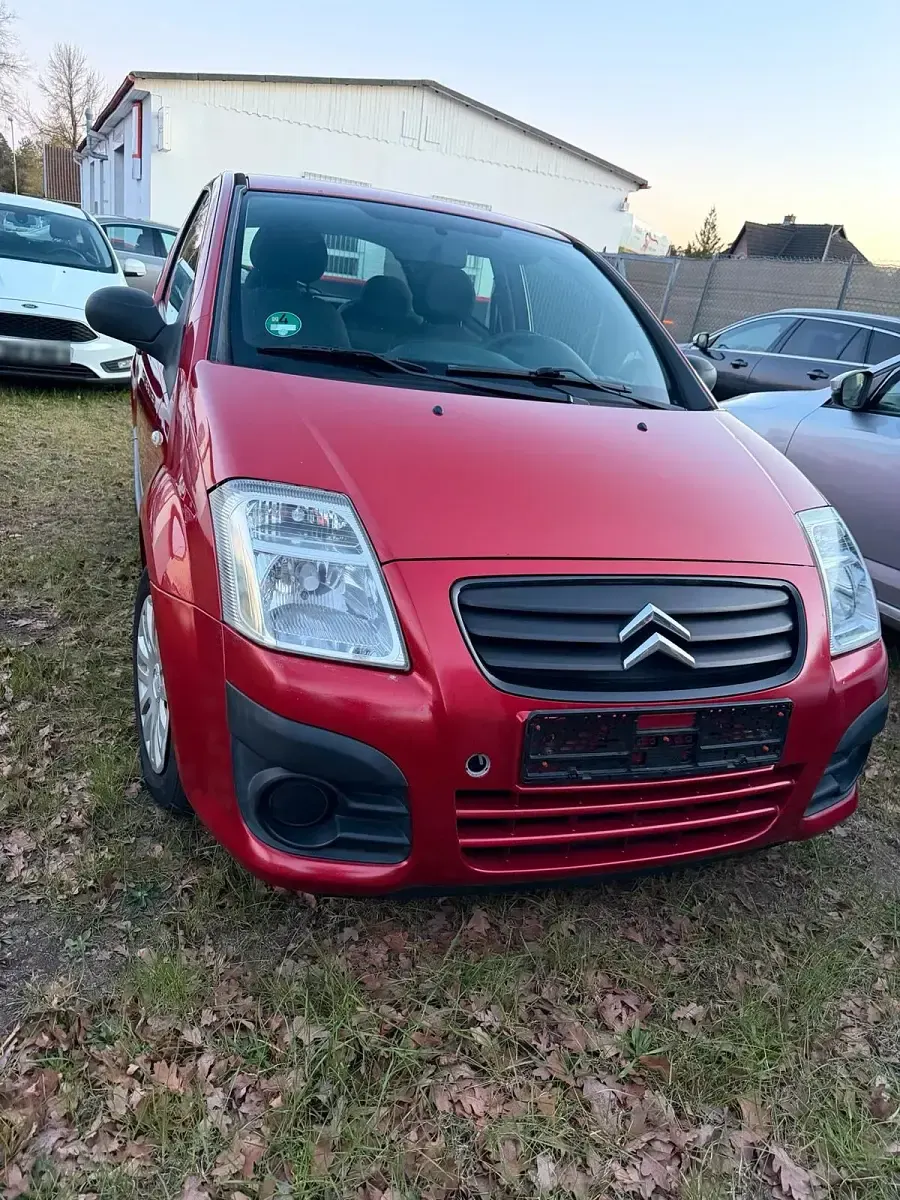 Brugt Citroën C2 60 HK (44 kW) 2008 Rød Hatchback