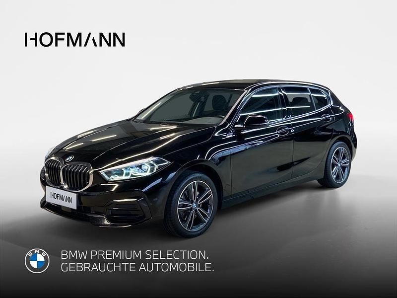 Schwarz Gebraucht 2022 BMW 118 Sport Line Kleinwagen | 23.490 € (Etwas zu teuer) - Bild 1/3