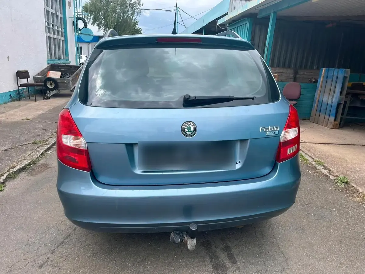 Gebraucht Skoda Fabia 80 PS (58 kW) 2008 Blau Kombi