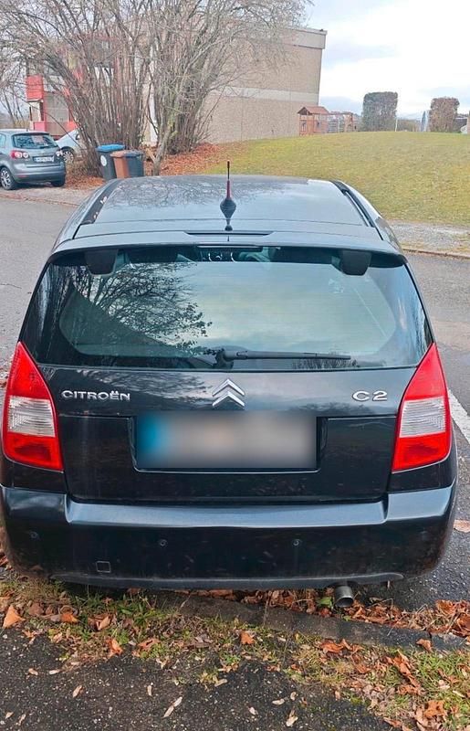 Gebraucht Citroën C2 73 PS (53 kW) 2009 Schwarz Kleinwagen