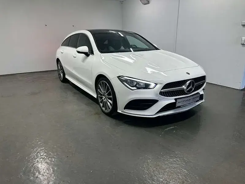 Gebraucht Mercedes CLA200 AMG line 150 PS (110 kW) 2022 Polarweiss Kombi