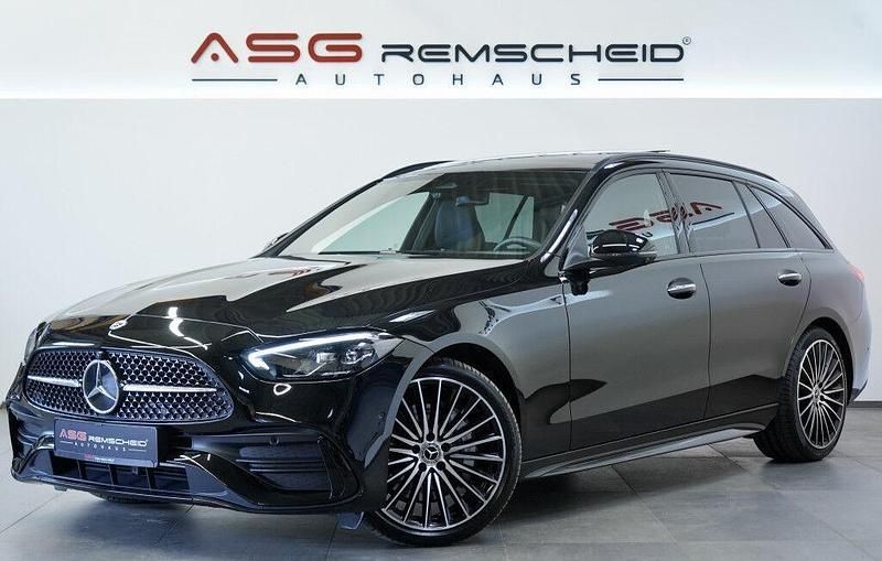 Schwarz Gebraucht 2024 Mercedes C300 AMG line Limousine | 52.800 € (Teuer) - Bild 1/3