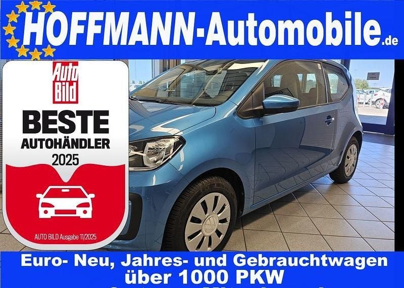 Coastelblueperl. (metallic) Gebraucht 2021 VW up! move up! Kleinwagen | 12.700 € (Etwas zu teuer) - Bild 1/4