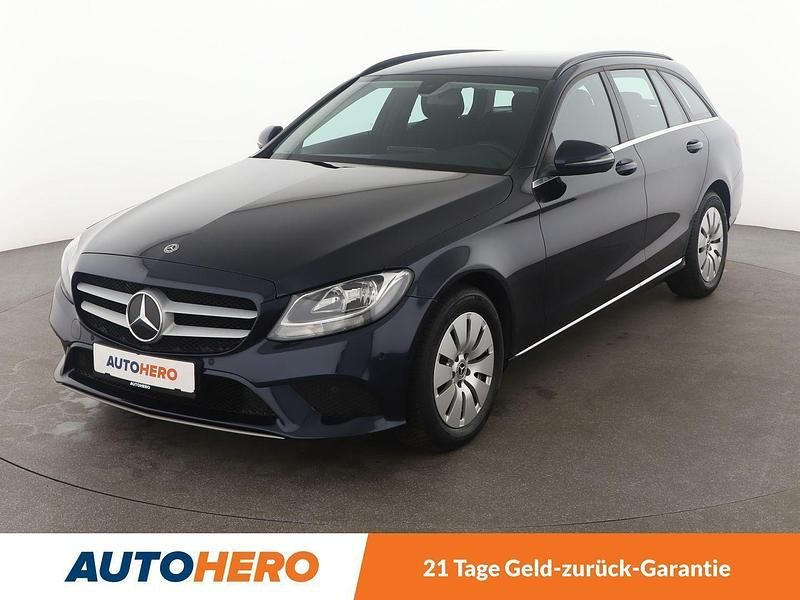 Blau Gebraucht 2019 Mercedes C200 Kombi | 19.330 € (Guter Preis) - Bild 1/3